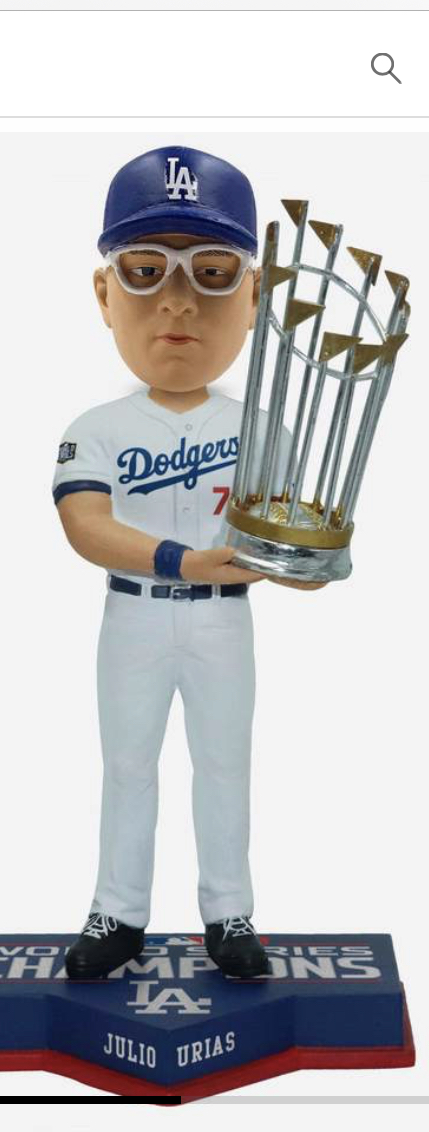 Julio Urias Los Angeles Dodgers 2020 World Series Champions Bobblehead MLB