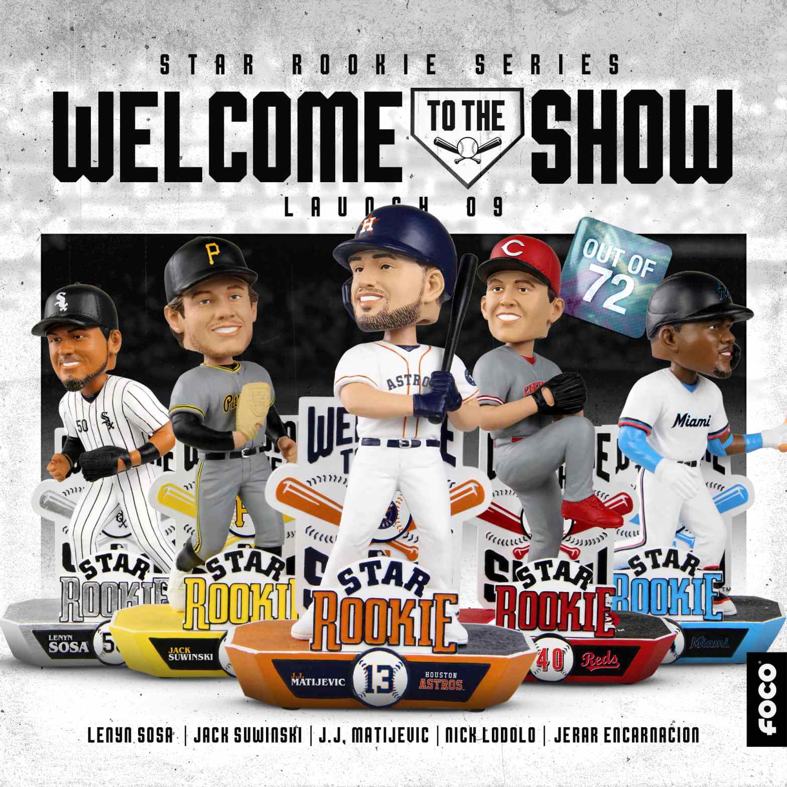 Yoan Moncada Chicago White Sox City Connect Bobblehead Officially Licensed by MLB